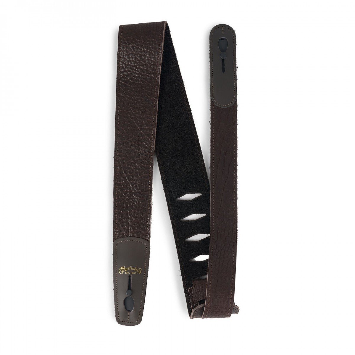 CF Martin Buffalo Lder Lock-It-rem, brun
